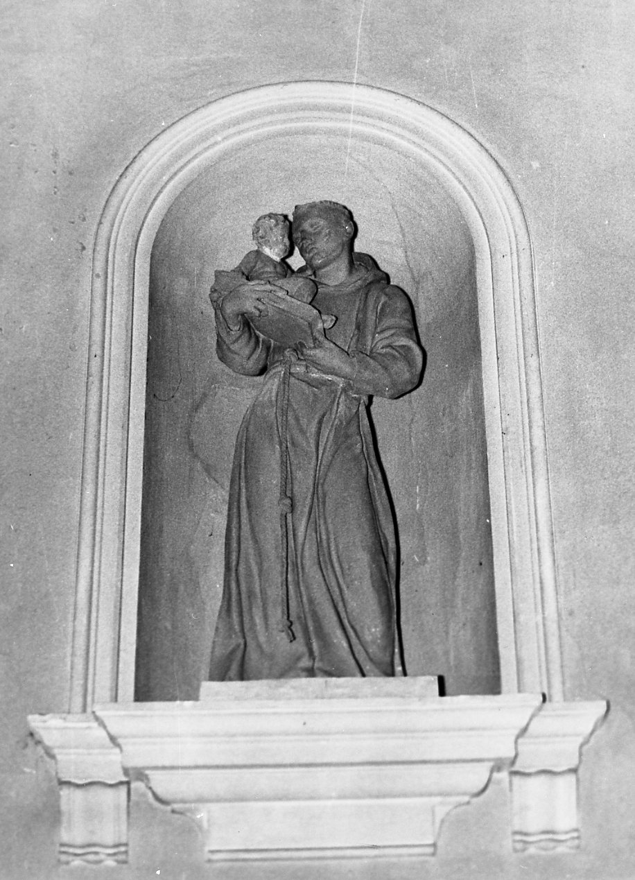 Sant'Antonio da Padova (scultura) di Ferreri Andrea (sec. XVIII)
