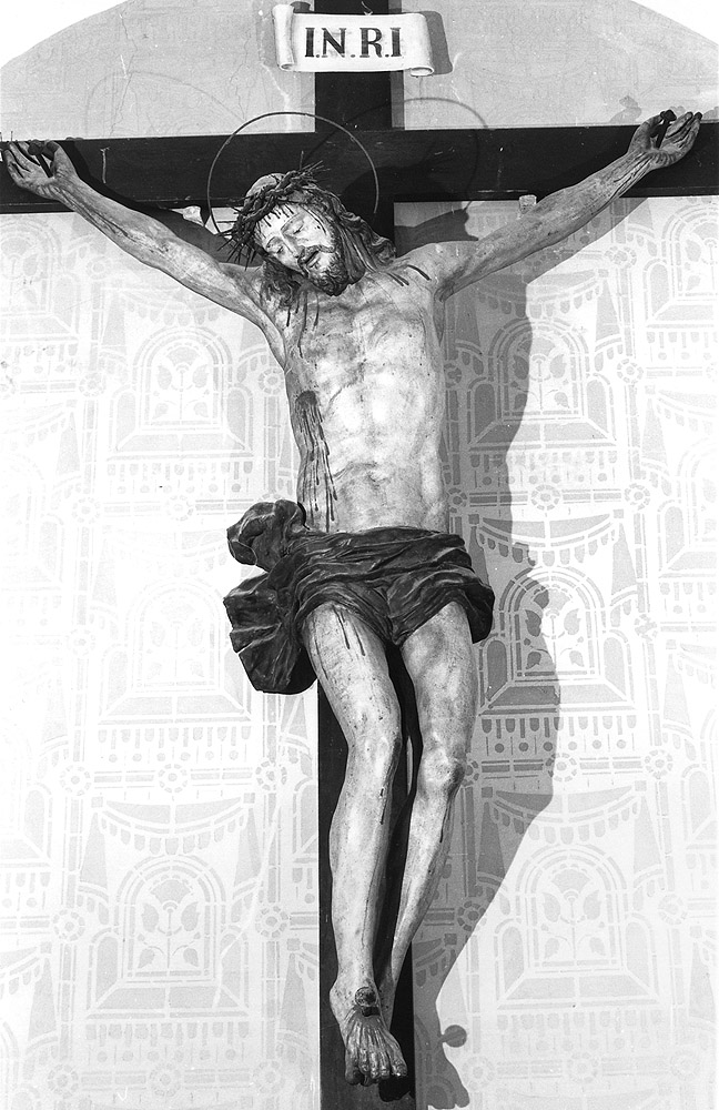 Cristo crocifisso (statua) - bottega bolognese (seconda metà sec. XIX)