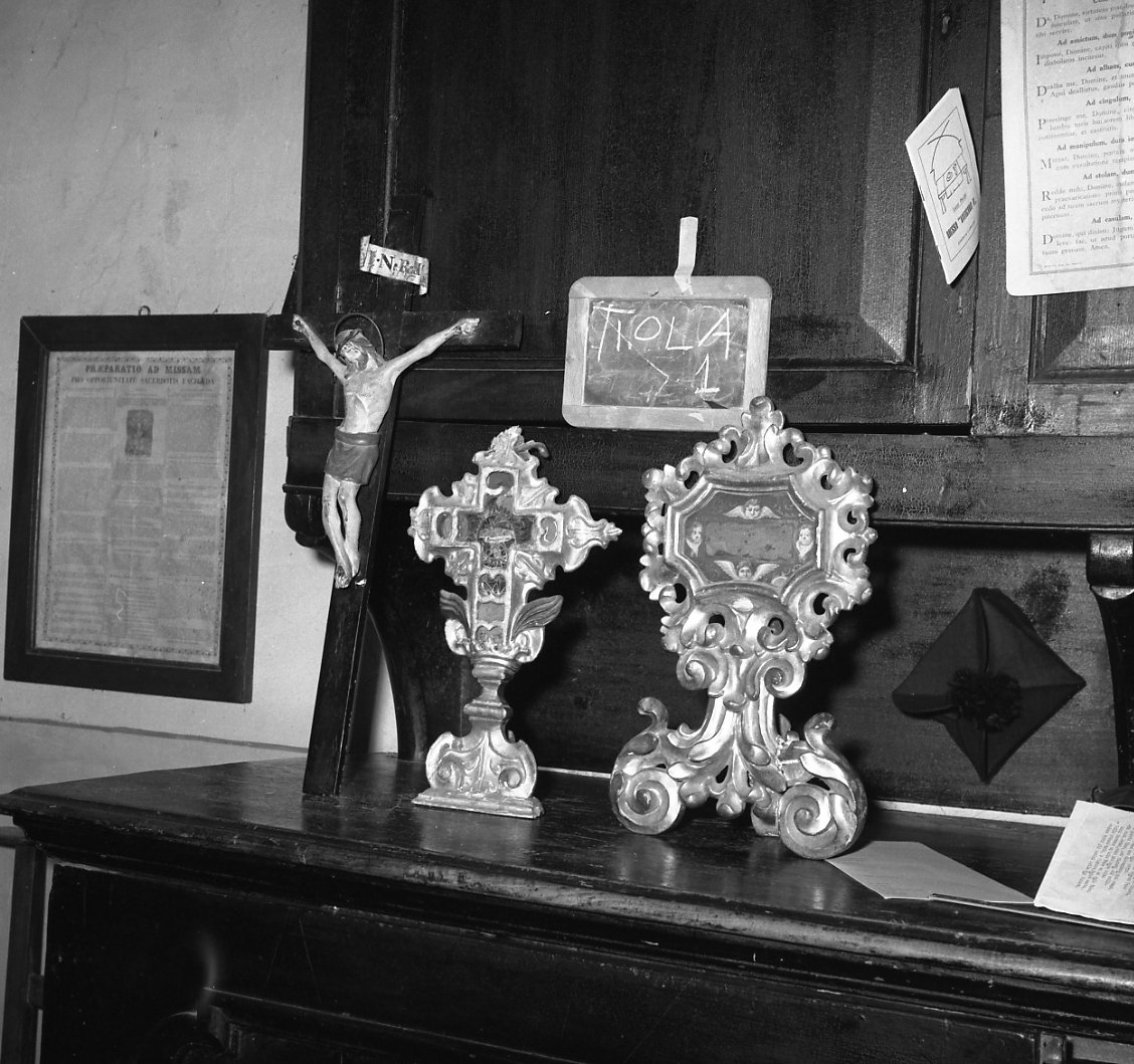 Cristo crocifisso (croce da tavolo) - bottega emiliano-romagnola (sec. XVIII)