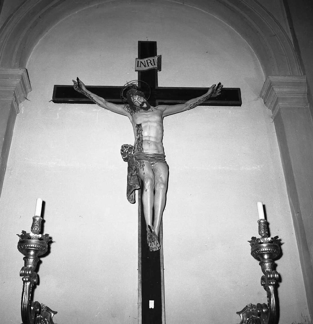 Cristo crocifisso (scultura) - bottega emiliana (sec. XVIII)