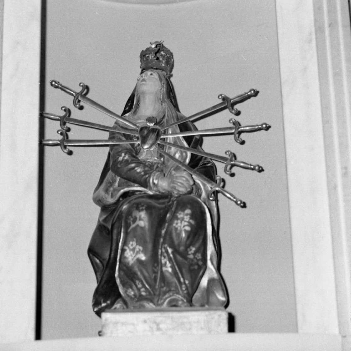 Madonna Addolorata (statuetta) - ambito emiliano (sec. XVIII)