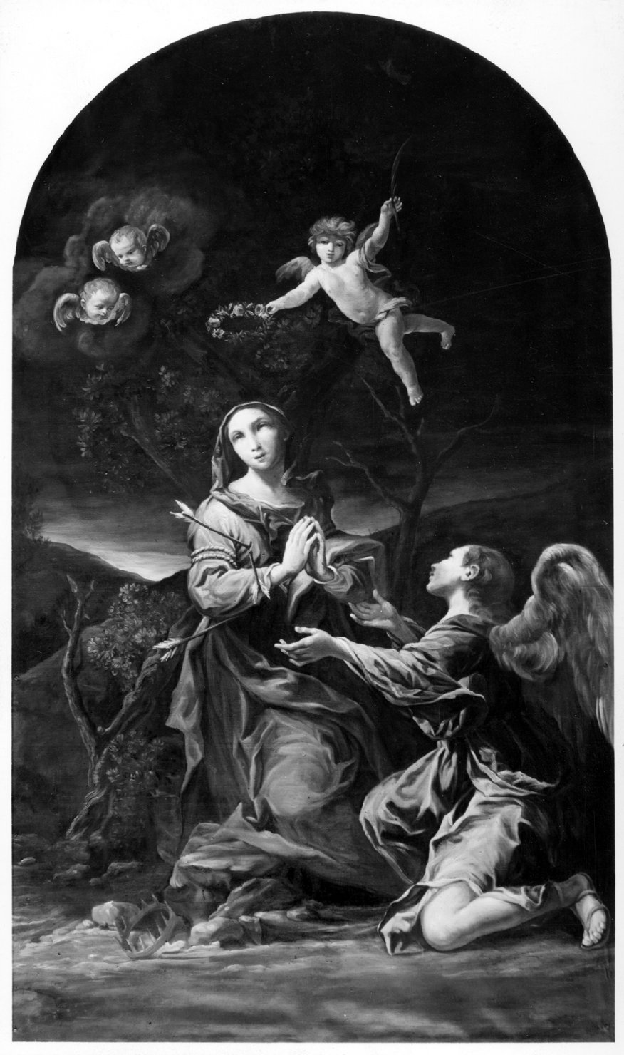 Martirio di Santa Cristina (dipinto) di Pasqui Renato (sec. XX)
