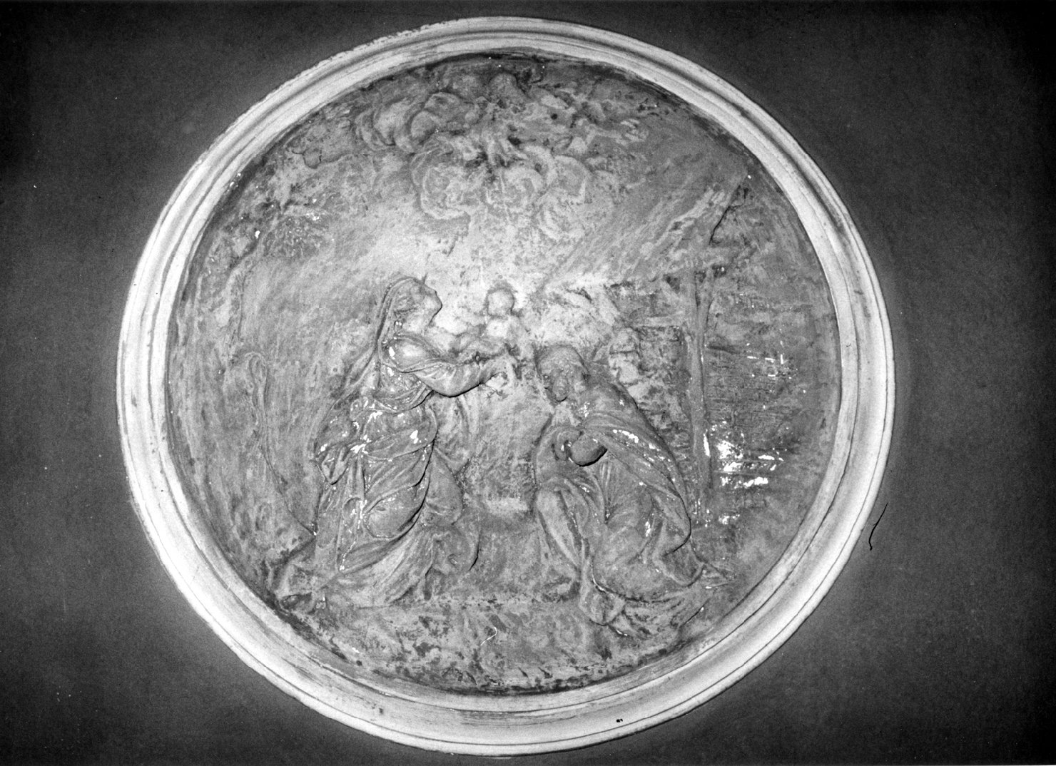 Sacra Famiglia (rilievo) di De Maria Giacomo (attribuito) (fine sec. XVIII)