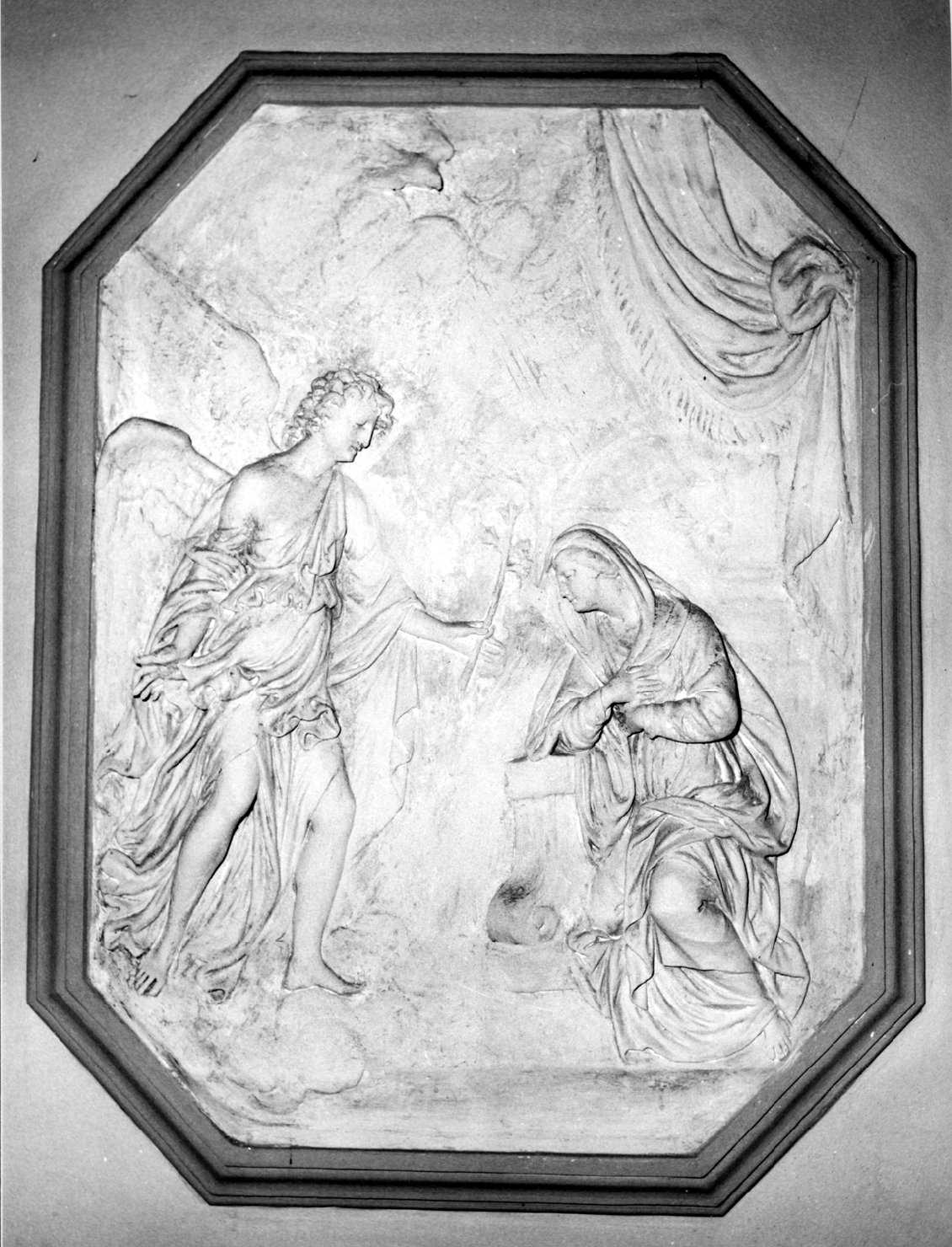 Annunciazione (rilievo) di De Maria Giacomo (attribuito) (fine sec. XVIII)