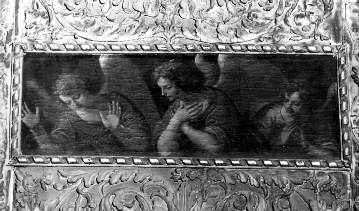 angeli in preghiera (dipinto, complesso decorativo) di Bertusio Giovanni Battista detto Todeschino (sec. XVII)