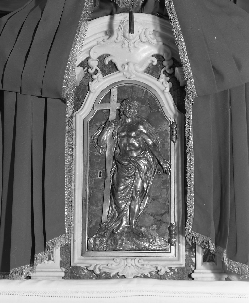 sportello di tabernacolo di Algardi Alessandro (maniera) (inizio sec. XVIII)