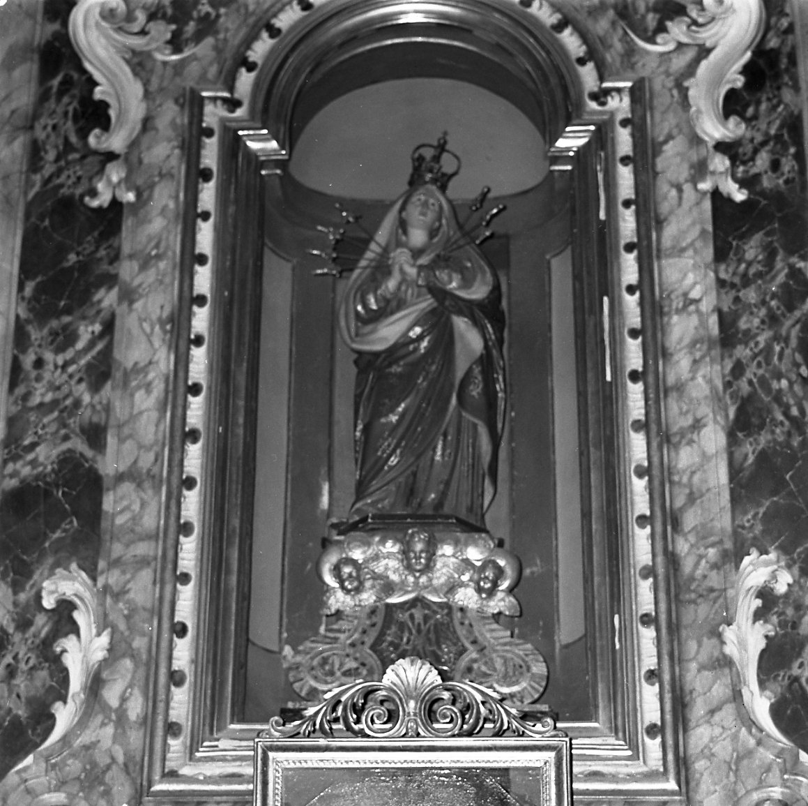 Madonna Addolorata (statua) di Scandellari Filippo (fine sec. XVIII)