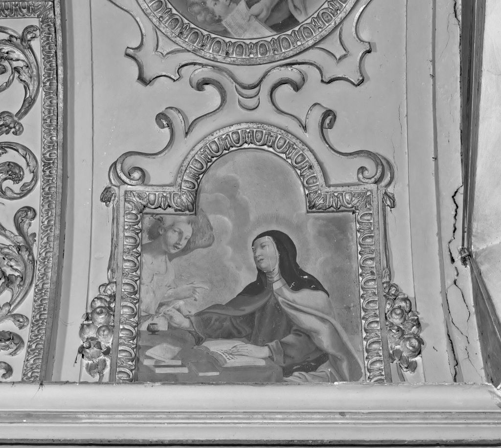 Santa Teresa d'Avila che scrive (dipinto) di Spisanelli Vincenzo (attribuito) (sec. XVII)