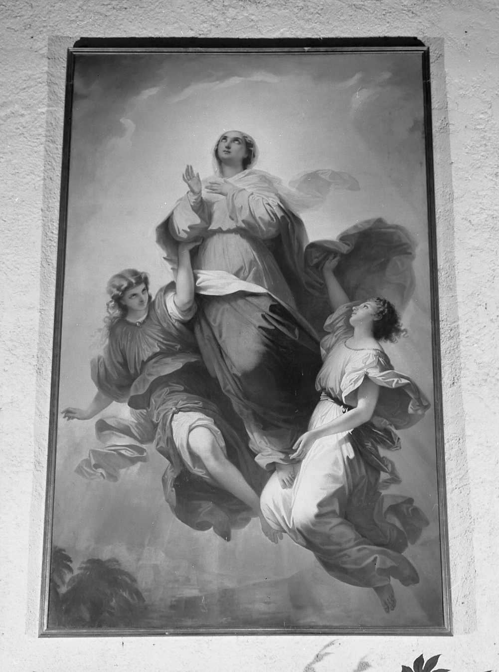 assunzione della Madonna (dipinto) di Ferrari Cesare (sec. XIX)