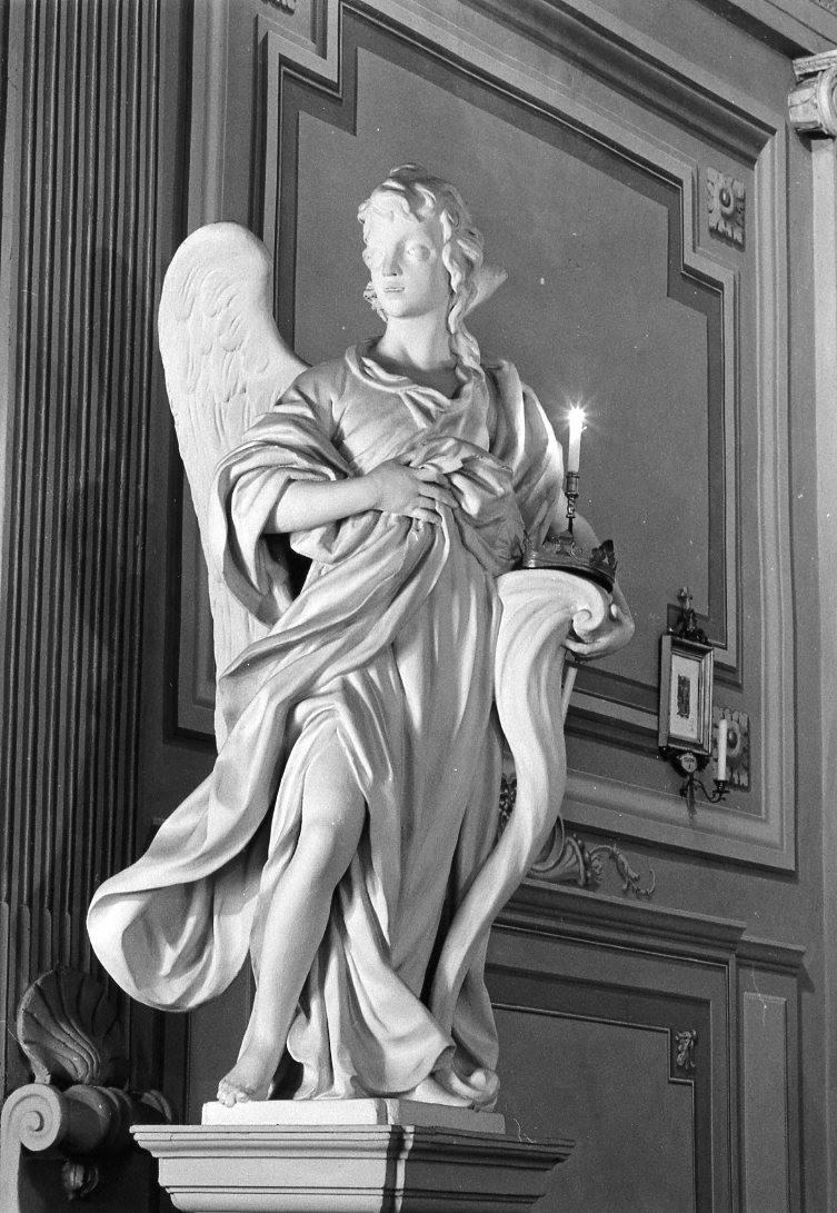 angelo (statua, insieme) di Piò Domenico (attribuito) (sec. XVIII)