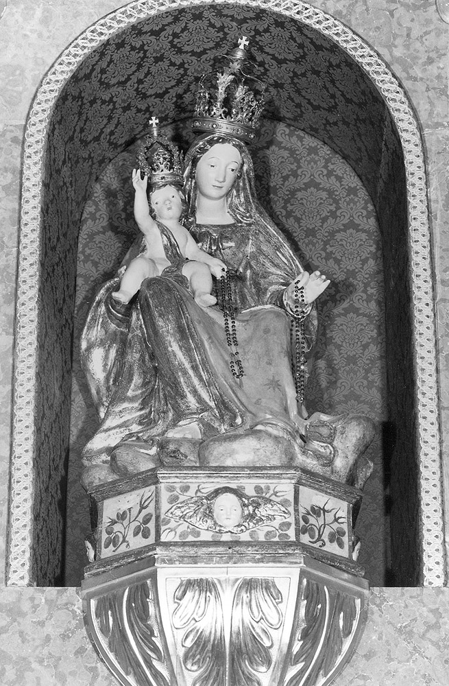 Madonna del Rosario (statua) di Camporesi Francesco (seconda metà sec. XVIII)