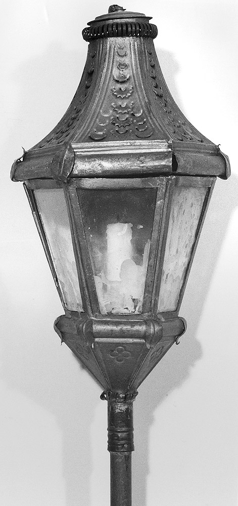 lanterna processionale - manifattura emiliana (seconda metà sec. XIX)