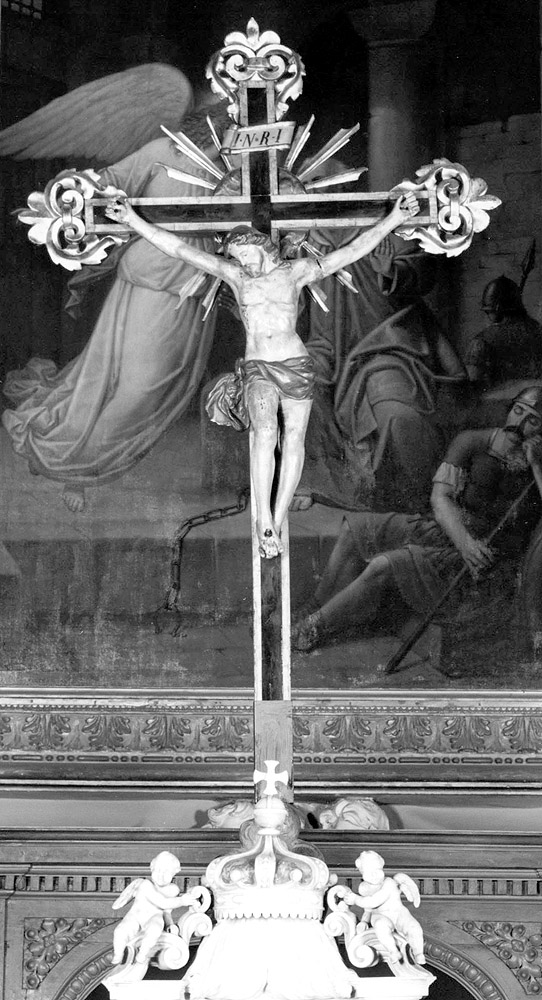 Cristo crocifisso (scultura) - manifattura emiliana (sec. XVIII)