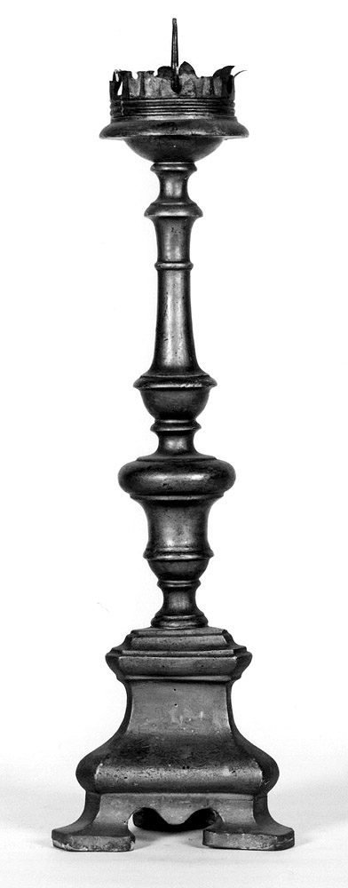 candeliere d'altare - produzione emiliana (seconda metà sec. XVIII)