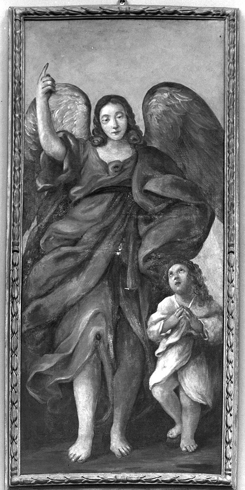 angelo custode (dipinto) - ambito emiliano (sec. XIX)