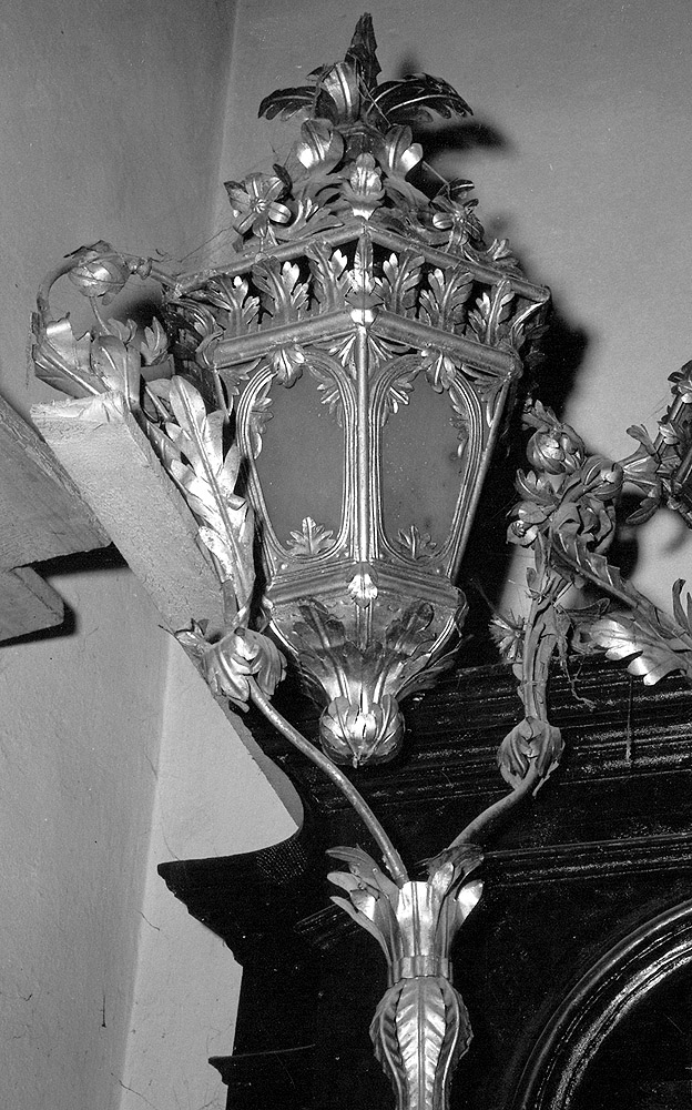 lanterna processionale, serie - manifattura emiliana (sec. XVIII)
