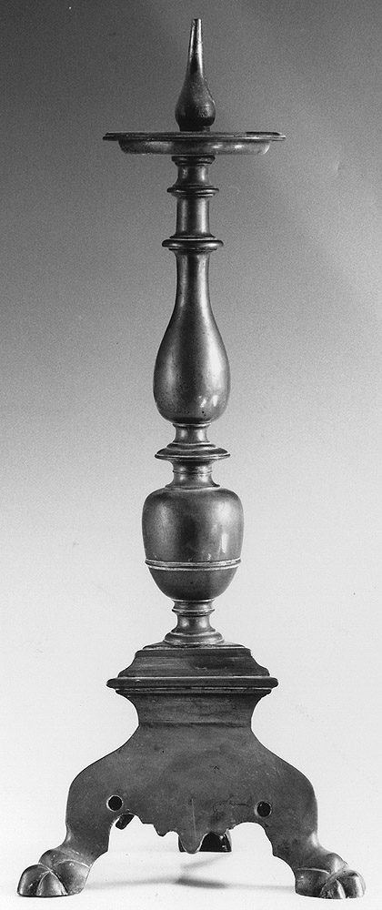 candeliere, serie - manifattura emiliana (seconda metà sec. XVIII)
