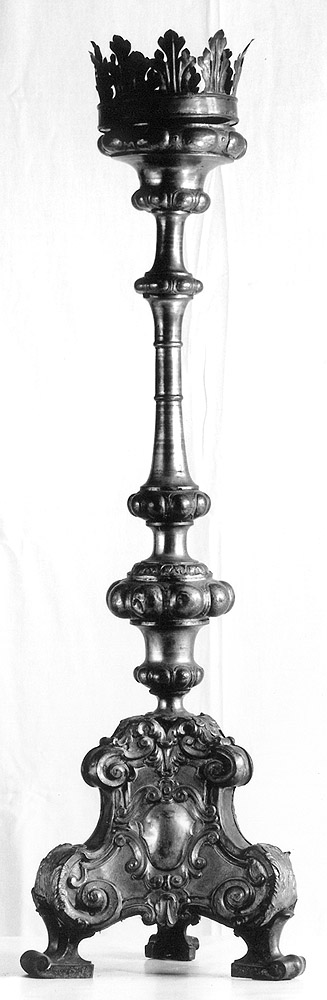 candelabro, serie - manifattura emiliana (sec. XVIII)