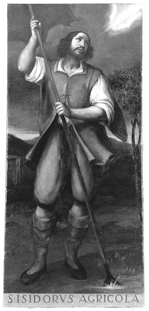 Sant'Isidoro l'agricoltore (dipinto) - ambito emiliano (sec. XVIII)