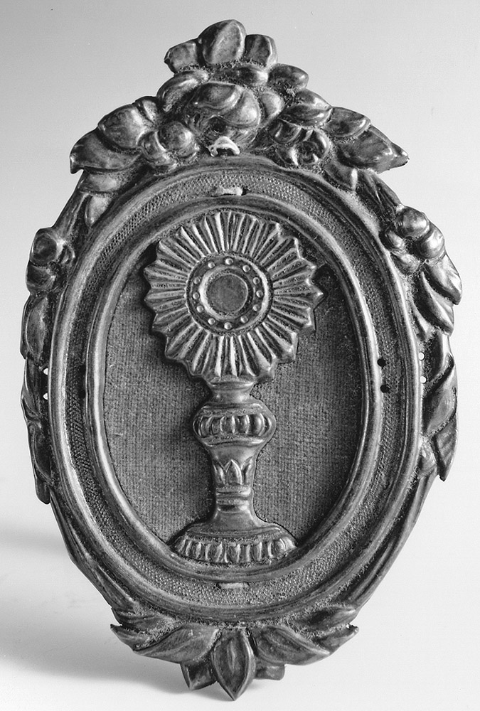 emblema di confraternita - manifattura emiliana (sec. XIX)