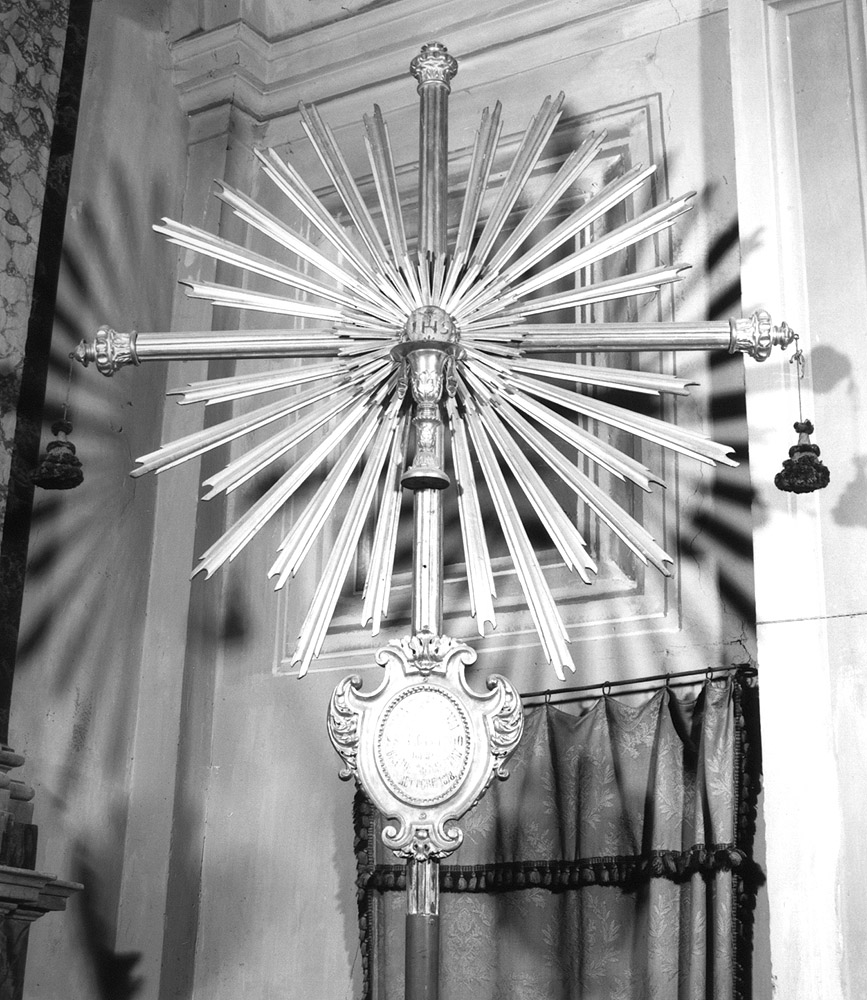 croce processionale - bottega emiliana (sec. XIX)