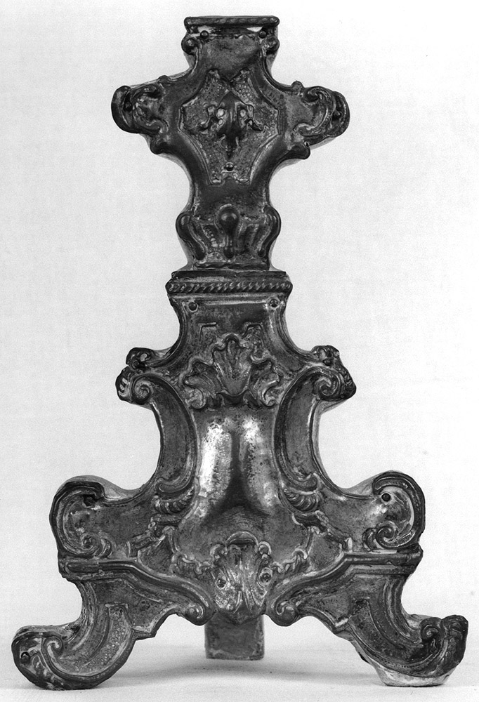 fusto di ostensorio, frammento - bottega emiliana (metà sec. XVIII)