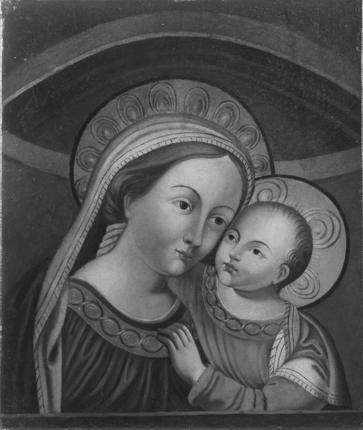 Madonna del Buonconsiglio, Madonna con Bambino (dipinto) - ambito emiliano (prima metà sec. XX)