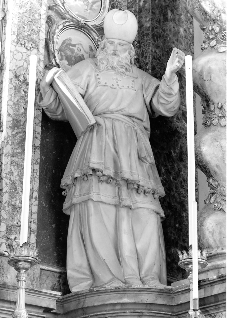 Aronne (statua, elemento d'insieme) di Mazza Giuseppe Maria (attribuito) (sec. XVIII)