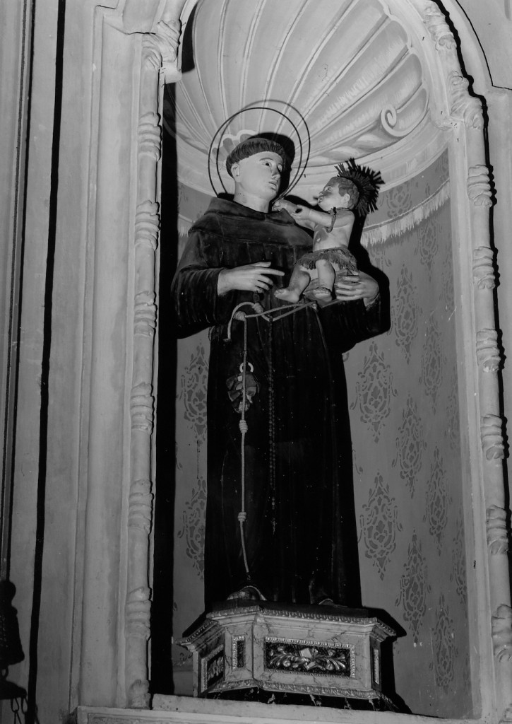 Sant'Antonio da Padova (statua) - ambito emiliano (sec. XVIII)