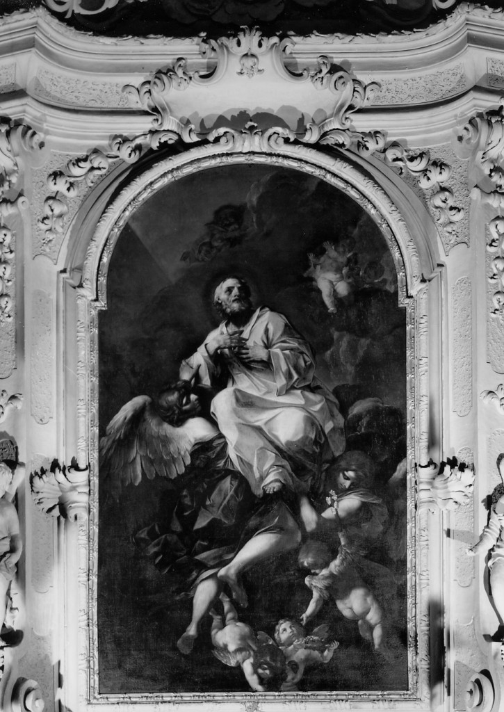 gloria di angeli (dipinto) di Torelli Felice (sec. XVIII)
