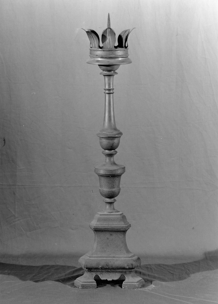 candeliere, serie - manifattura bolognese (sec. XIX)