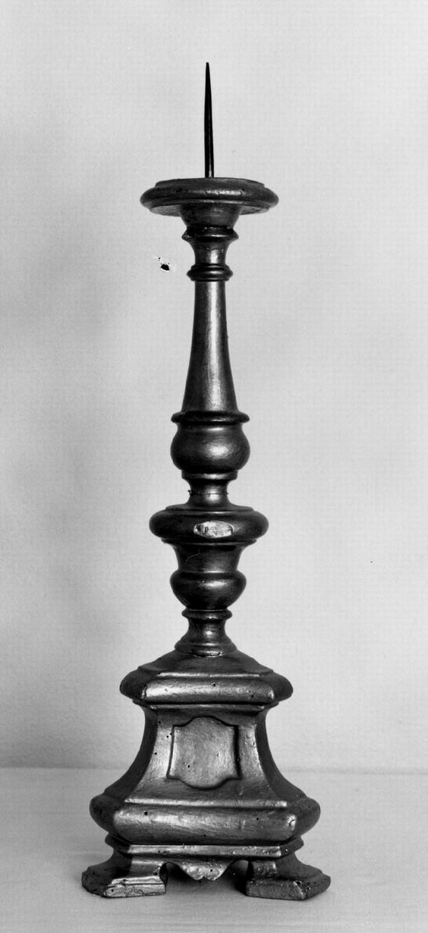candeliere, serie - manifattura bolognese (secc. XVIII/ XIX)