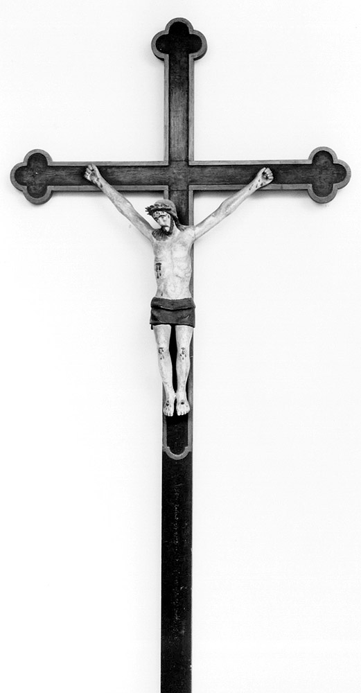 Cristo crocifisso (scultura) - manifattura emiliana (inizio sec. XX)