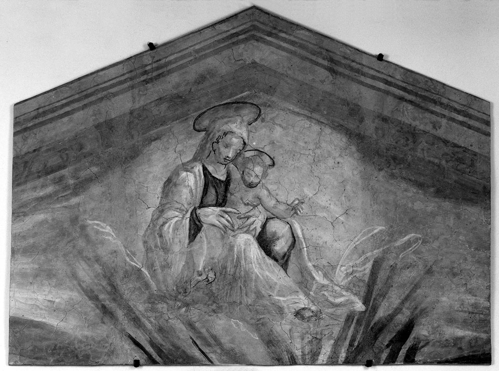 Madonna con Bambino (dipinto) - ambito emiliano (fine/inizio secc. XV/ XVI)