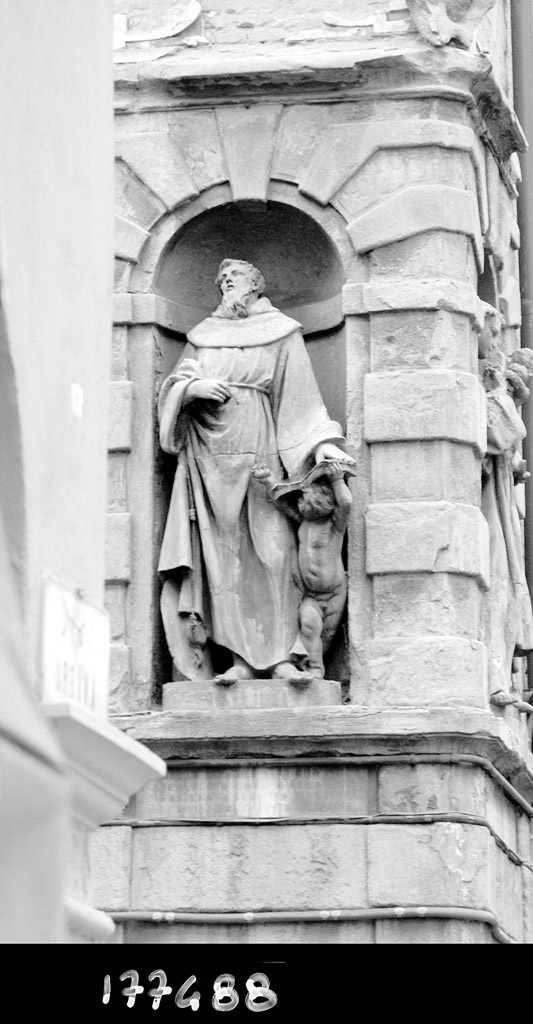 San Bonaventura (statua) - ambito bolognese (sec. XVI)