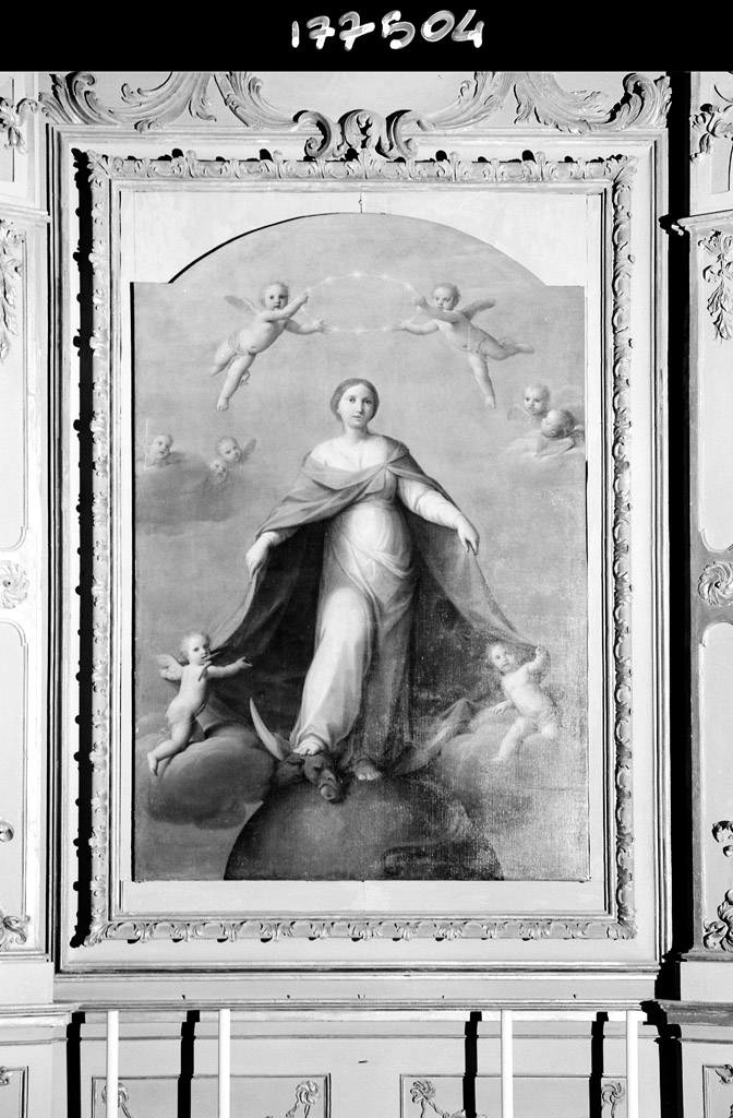Madonna Immacolata (dipinto) di Franceschini Marcantonio (inizio sec. XVIII)