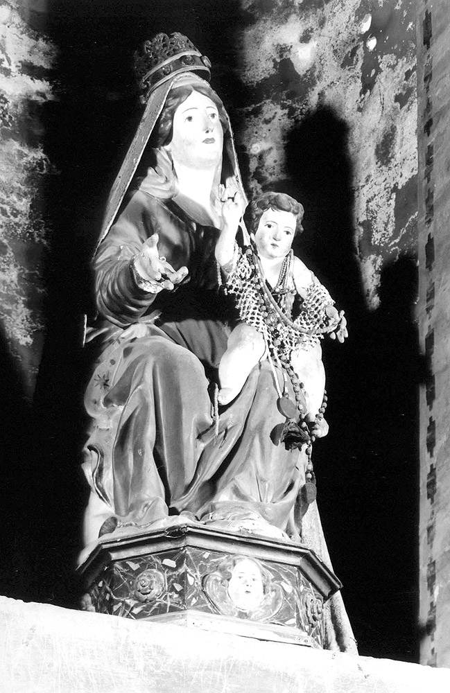 Madonna con Bambino (statua) - manifattura emiliana (seconda metà sec. XIX)