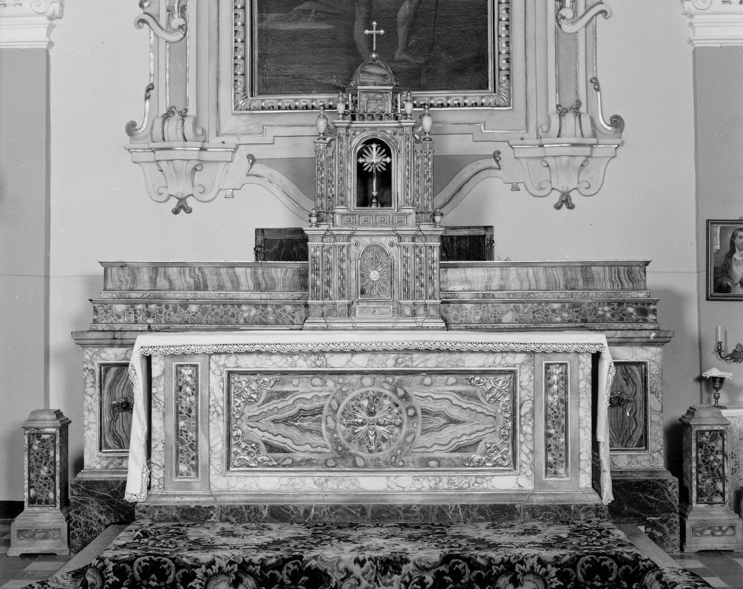 altare maggiore - manifattura emiliana (sec. XIX)