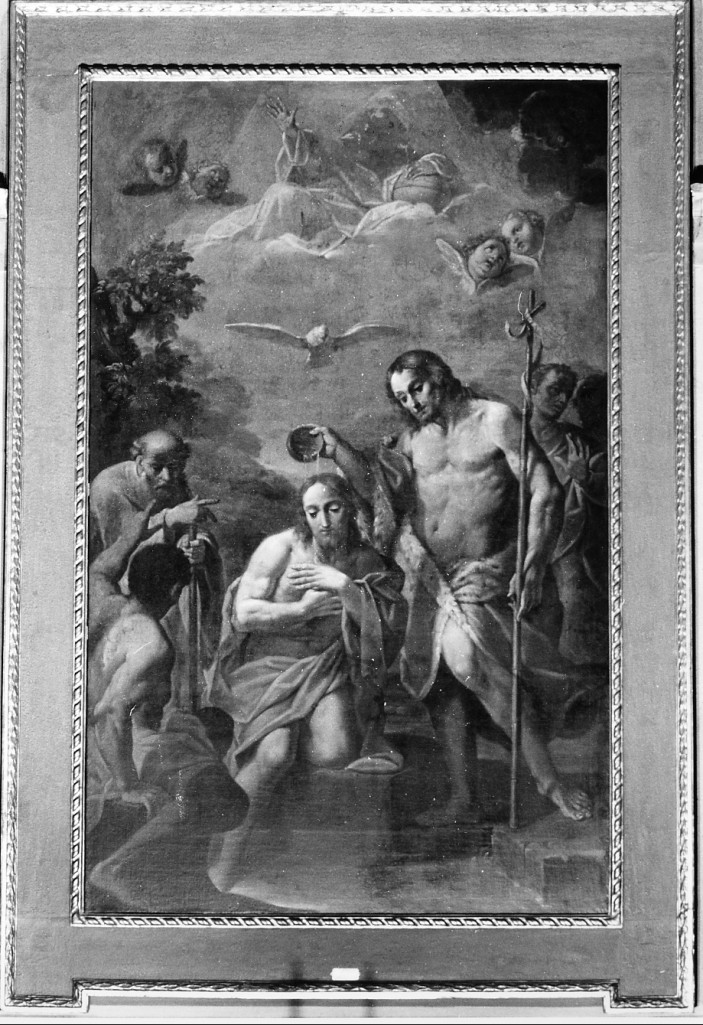 Battesimo di Cristo (dipinto) di Pedretti Giuseppe Carlo (sec. XVIII)