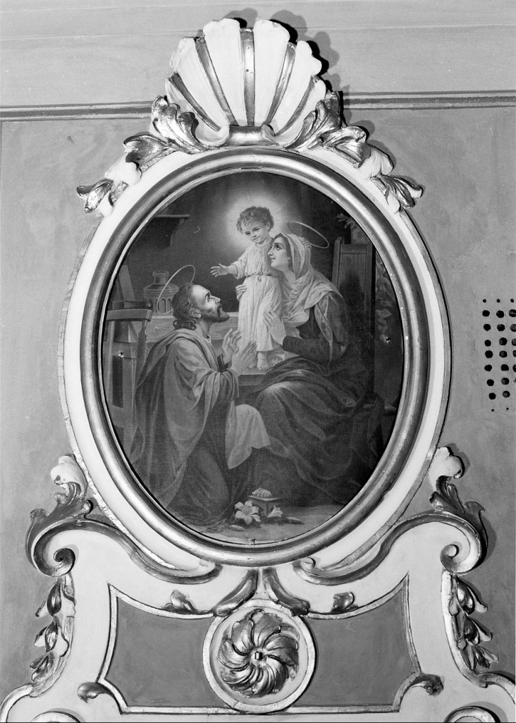 Sacra Famiglia (dipinto) - ambito emiliano (fine sec. XIX)