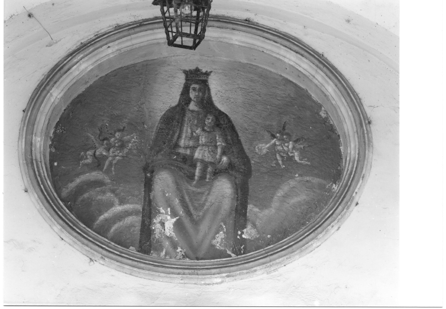 Madonna del Loggiato, Madonna con Bambino (dipinto) di Mezzogori Giuseppe (sec. XX)
