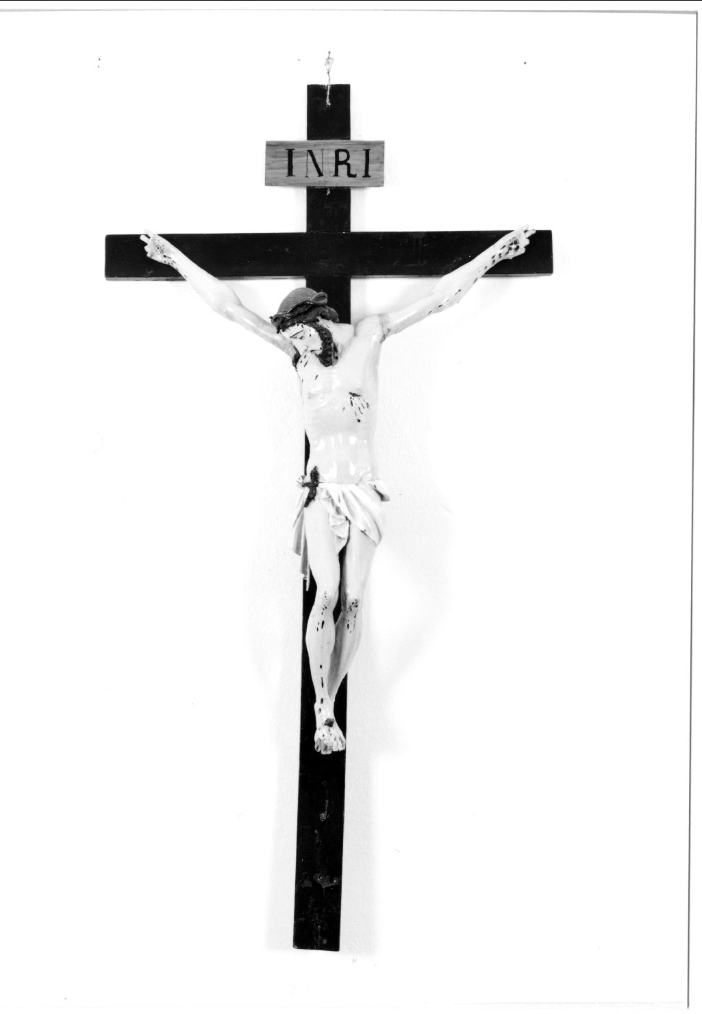 Cristo crocifisso (scultura) - manifattura ferrarese (primo quarto sec. XX)