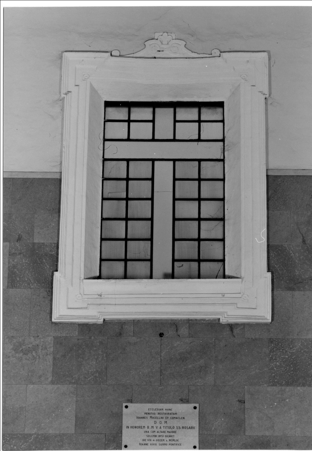 mostra di finestra - manifattura ferrarese (sec. XVII)