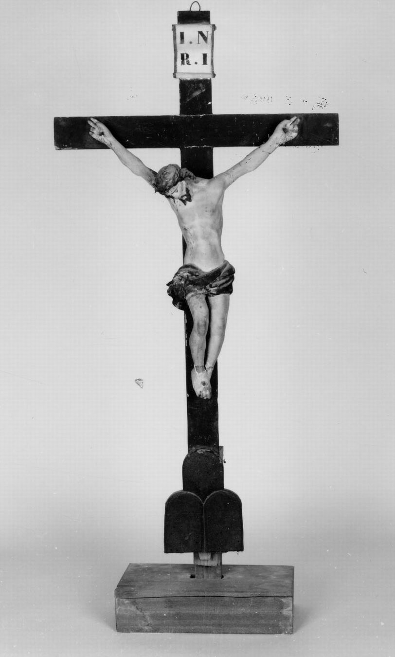 Cristo crocifisso (croce da tavolo) - manifattura emiliana (sec. XVIII)