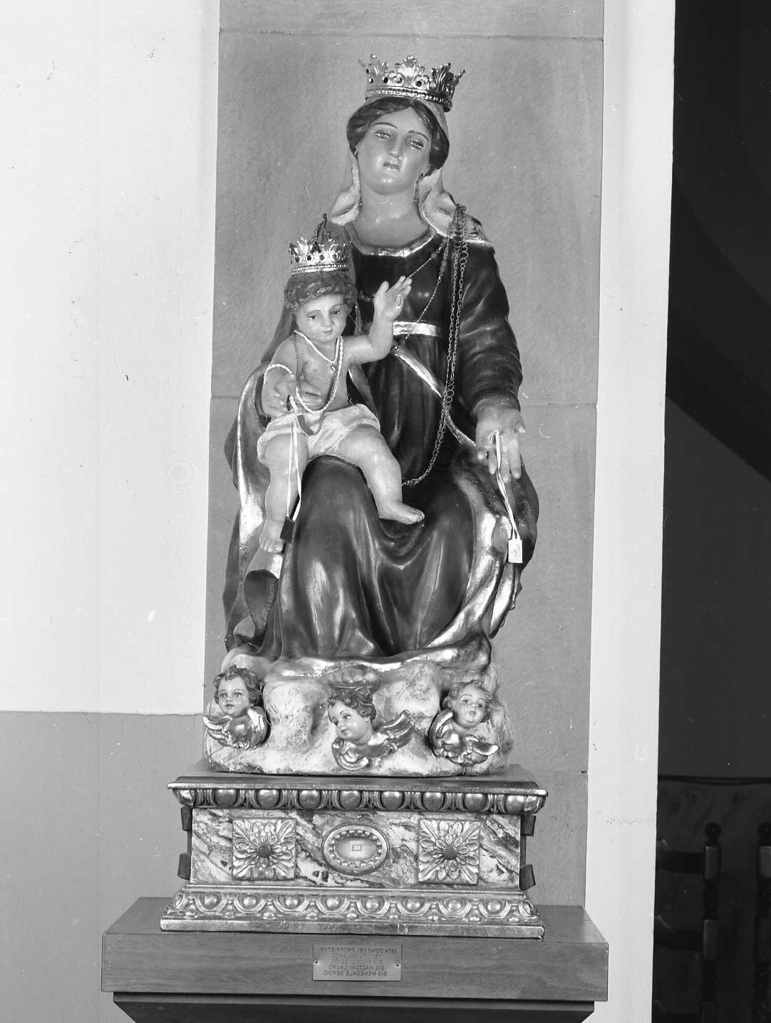 Madonna del Carmelo (statua) - ambito emiliano (primo quarto sec. XVII)