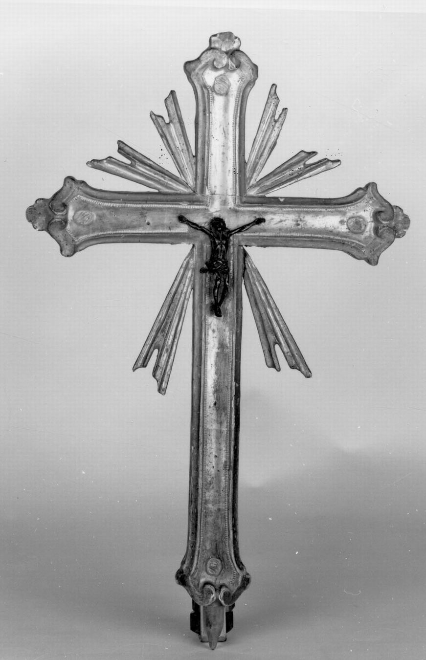 croce d'altare - manifattura emiliana (sec. XVIII)