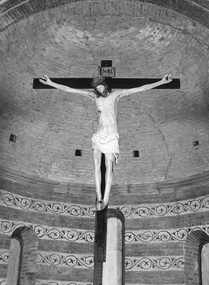 Cristo crocifisso (scultura) - ambito emiliano (ultimo quarto sec. XV)