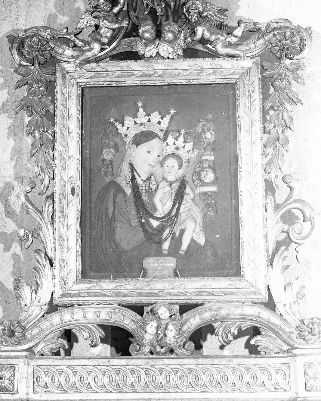 Madonna con Bambino (rilievo) - manifattura emiliana (secc. XVIII/ XIX)