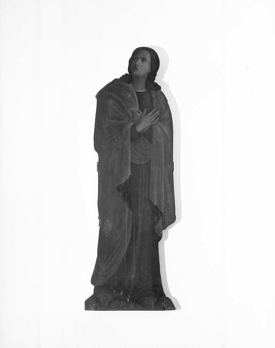 San Giovanni Evangelista (sagoma, frammento) - ambito ferrarese (sec. XIX)