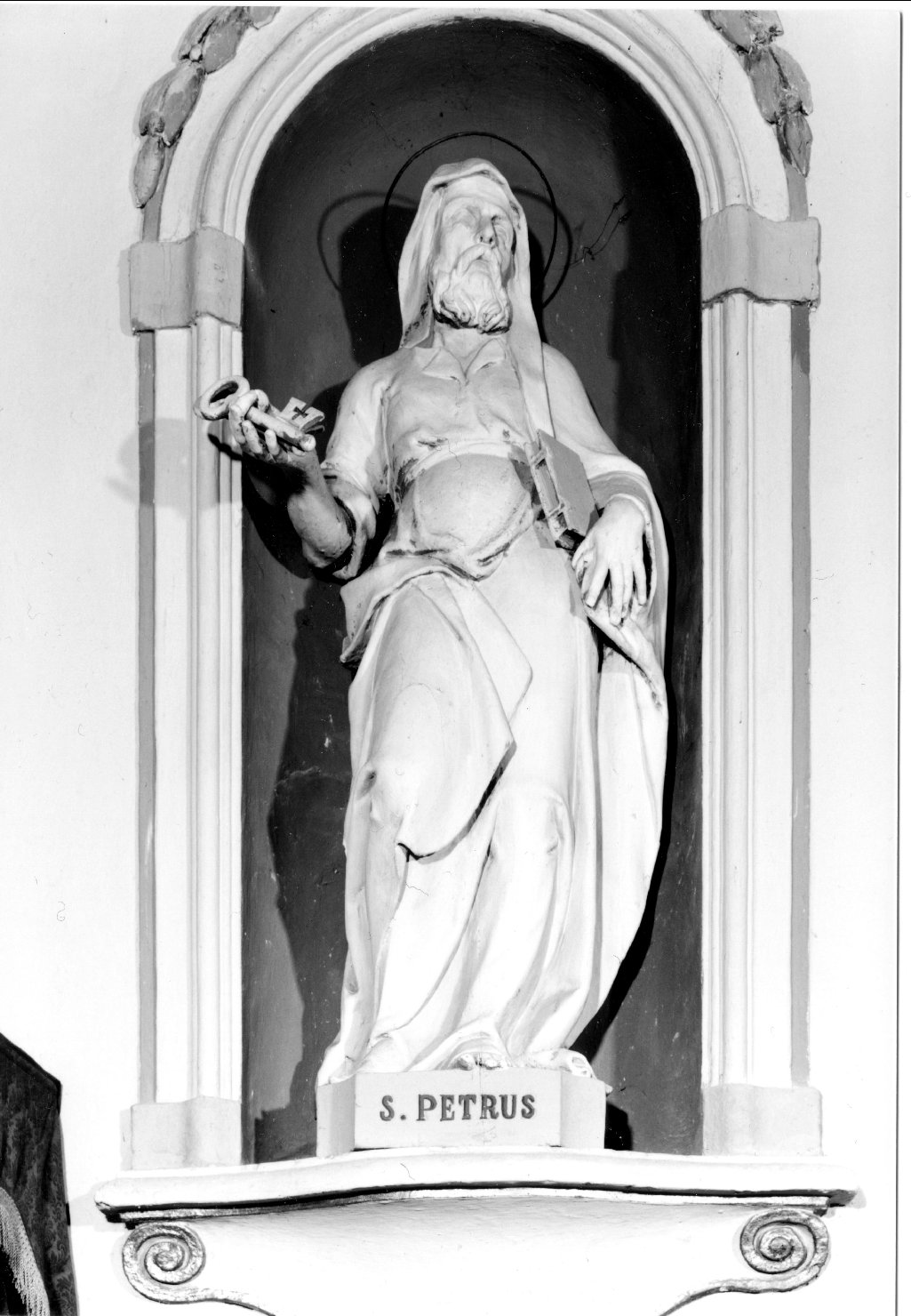San Pietro (statua) - manifattura ferrarese (seconda metà sec. XVIII)